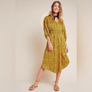 NWT Anthropologie Marigold Midi Dress
